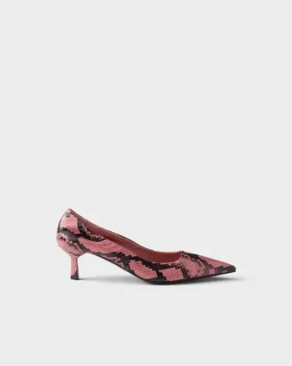 Zapatos de tacón de piel Ayers estampada Zapatos de tacón de piel Ayers estampada