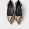 Zapatos de tacón de piel Ayers estampada Zapatos de tacón de piel Ayers estampada