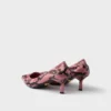 Zapatos de tacón de piel Ayers estampada Zapatos de tacón de piel Ayers estampada