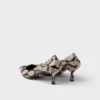 Zapatos de tacón de piel Ayers estampada Zapatos de tacón de piel Ayers estampada