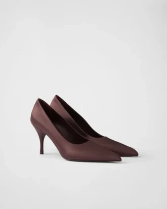 Zapatos de tacón de satén Zapatos de tacón de satén