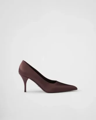 Zapatos de tacón de satén Zapatos de tacón de satén