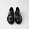 Zapatos Derby de piel cepillada