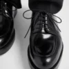 Zapatos Derby de piel cepillada