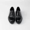 Zapatos Derby de piel cepillada