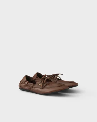 Zapatos náuticos de cuero envejecido Shuffle Zapatos náuticos de cuero envejecido Shuffle