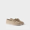 Zapatos náuticos de gamuza con cordones
