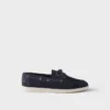 Zapatos náuticos de gamuza con cordones