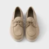 Zapatos náuticos de gamuza con cordones