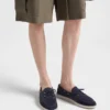 Zapatos náuticos de gamuza con cordones